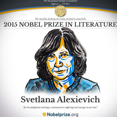 Nobel Edebiyat Ödülü'nü, Belaruslu Sveklana Aleksiyeviç aldı!